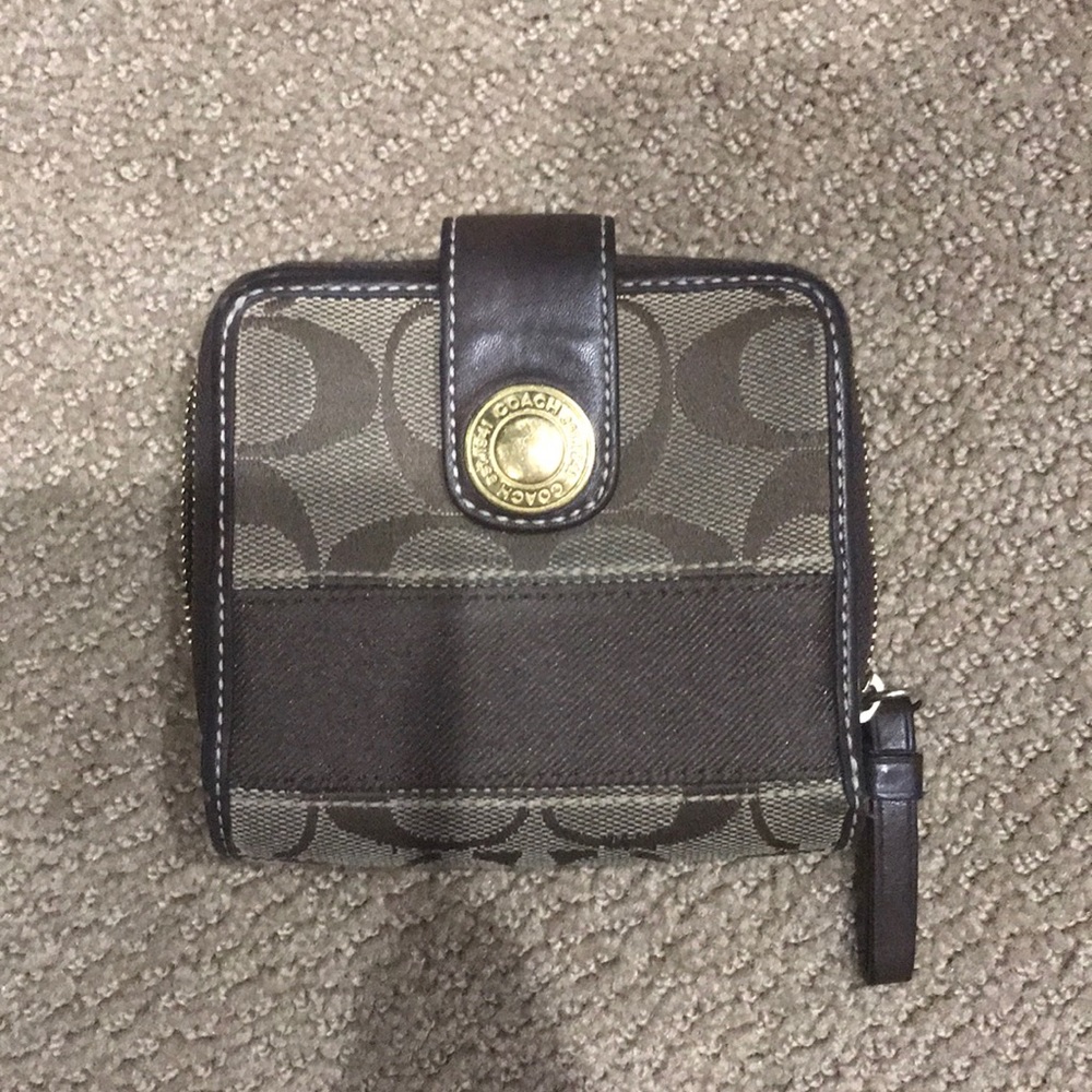 Brown coach wallet